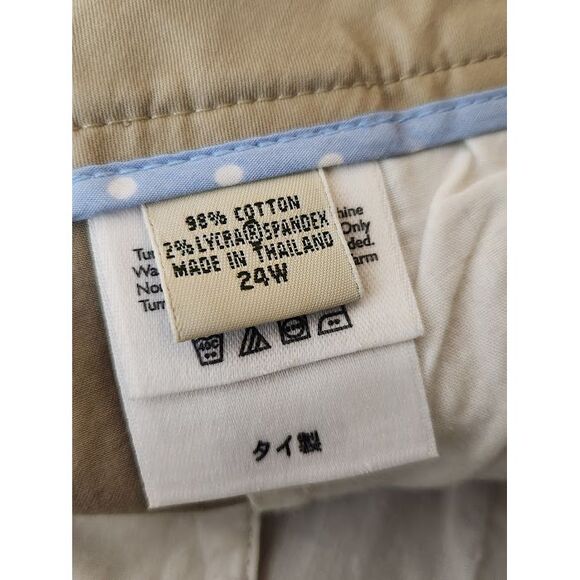 EDDIE BAUER Trouser Khaki pants Mercer Fit Women's 24W High Rise Bootcut NWT - Picture 4 of 10